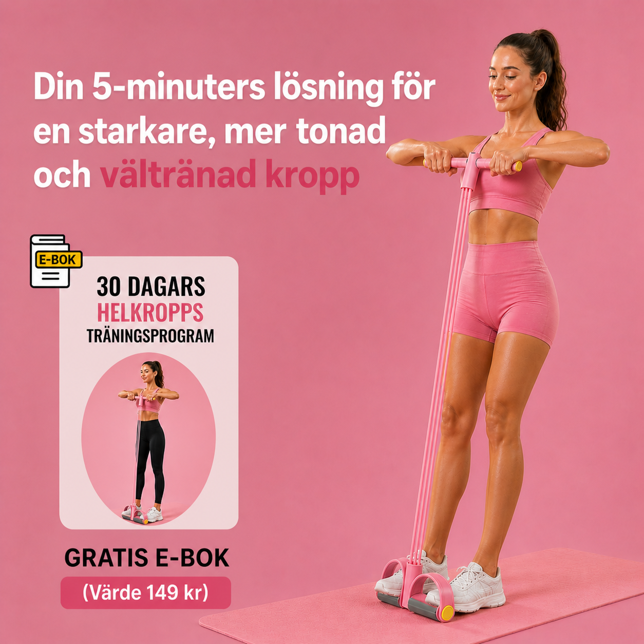 Nordelle Fit™ – Multifunktionellt Träningsband för hela kroppen