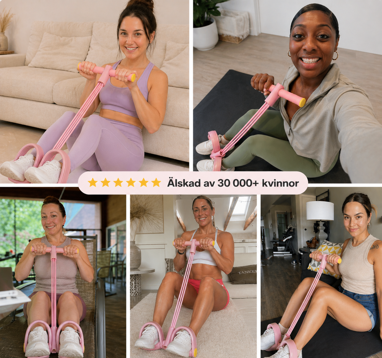 Nordelle Fit™ – Multifunktionellt Träningsband för hela kroppen