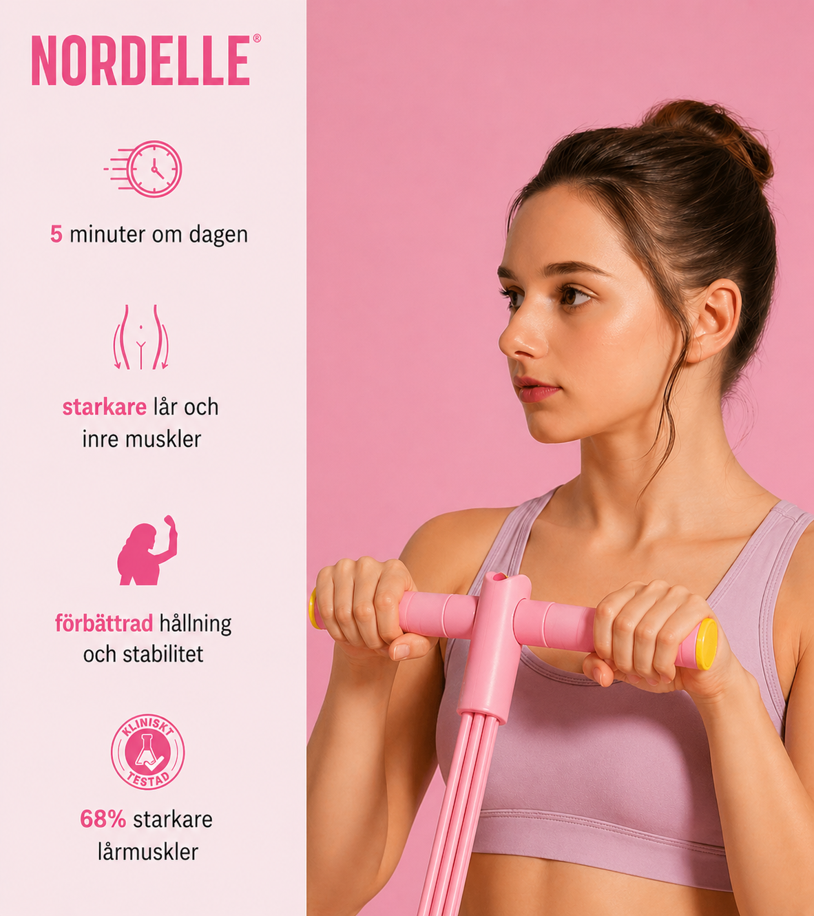 Nordelle Fit™ – Multifunktionellt Träningsband för hela kroppen